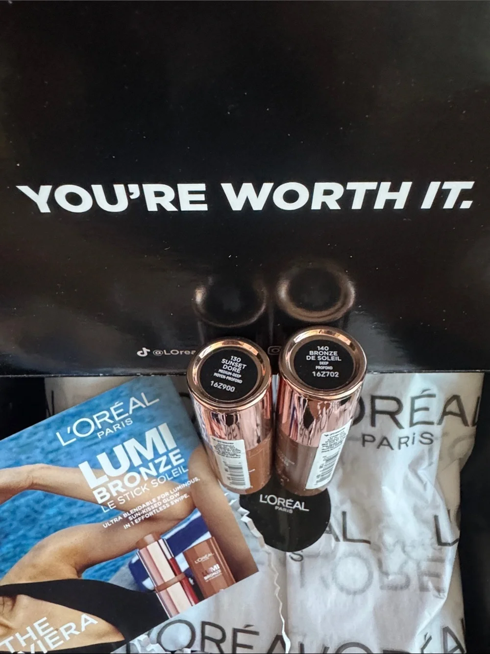 L'Oreal Paris Lumi Bronze Le Stick set in 2 shades-bundle deal offered!